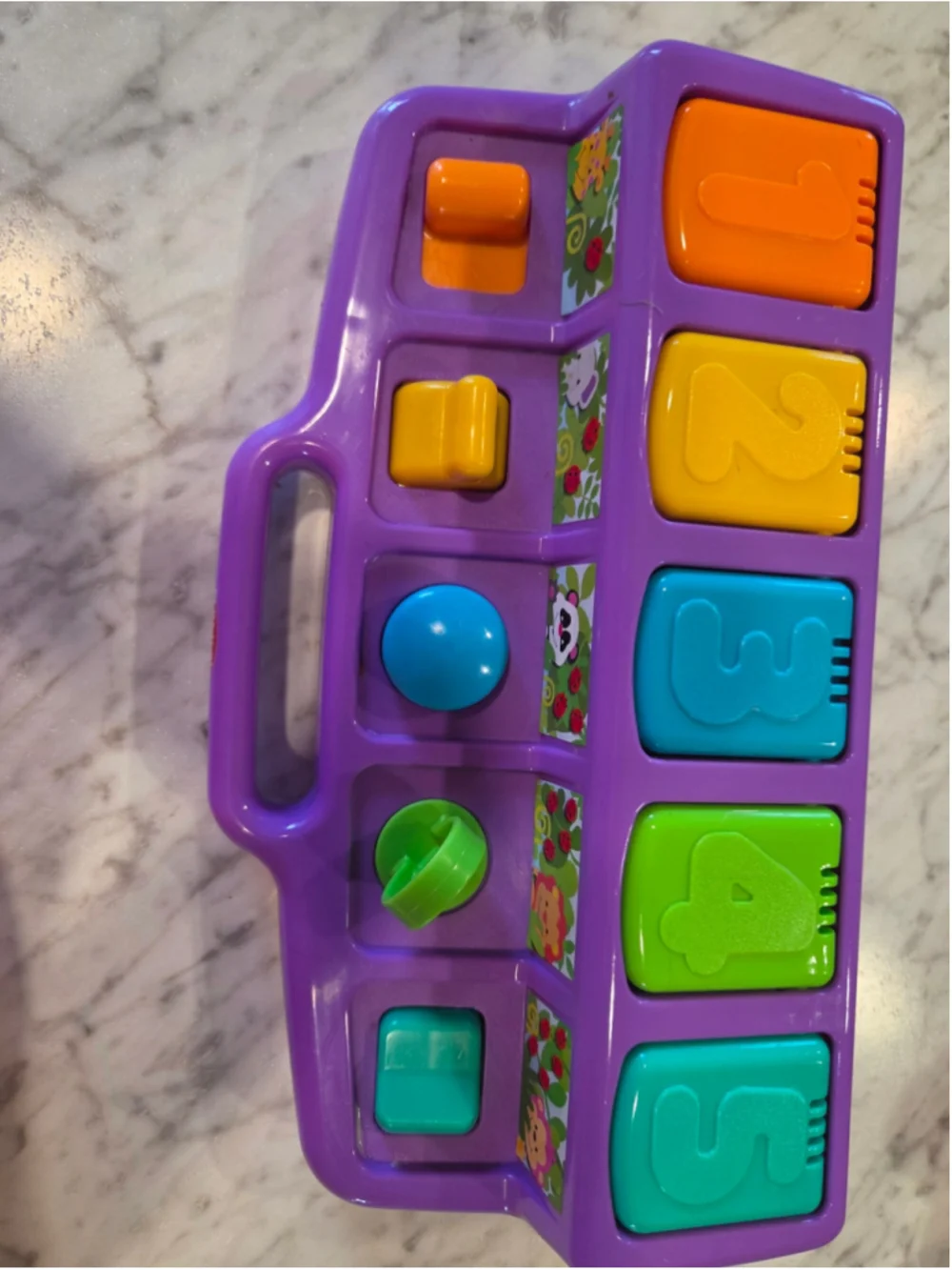 Playskool Baby Learning Toy Pop-Up Activity Center Purple Multicolor